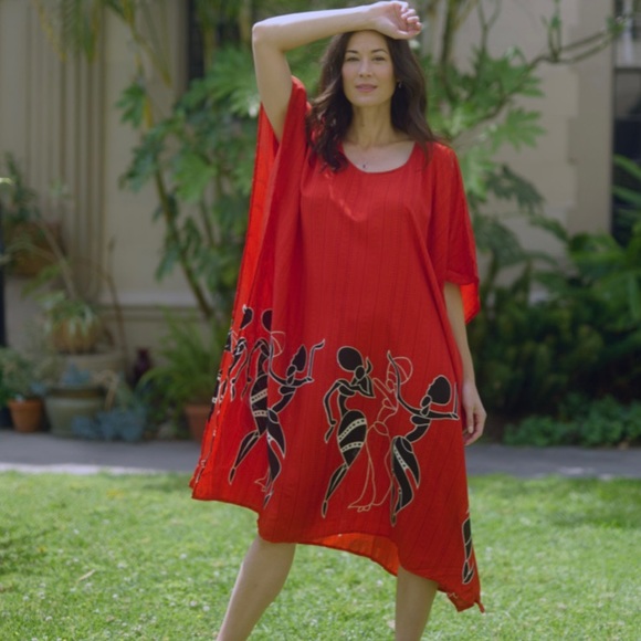 💥5 Star Rated💥NWT -Comfortable And Stylish-Unique Caftan One Size Fits Most - Picture 5 of 6